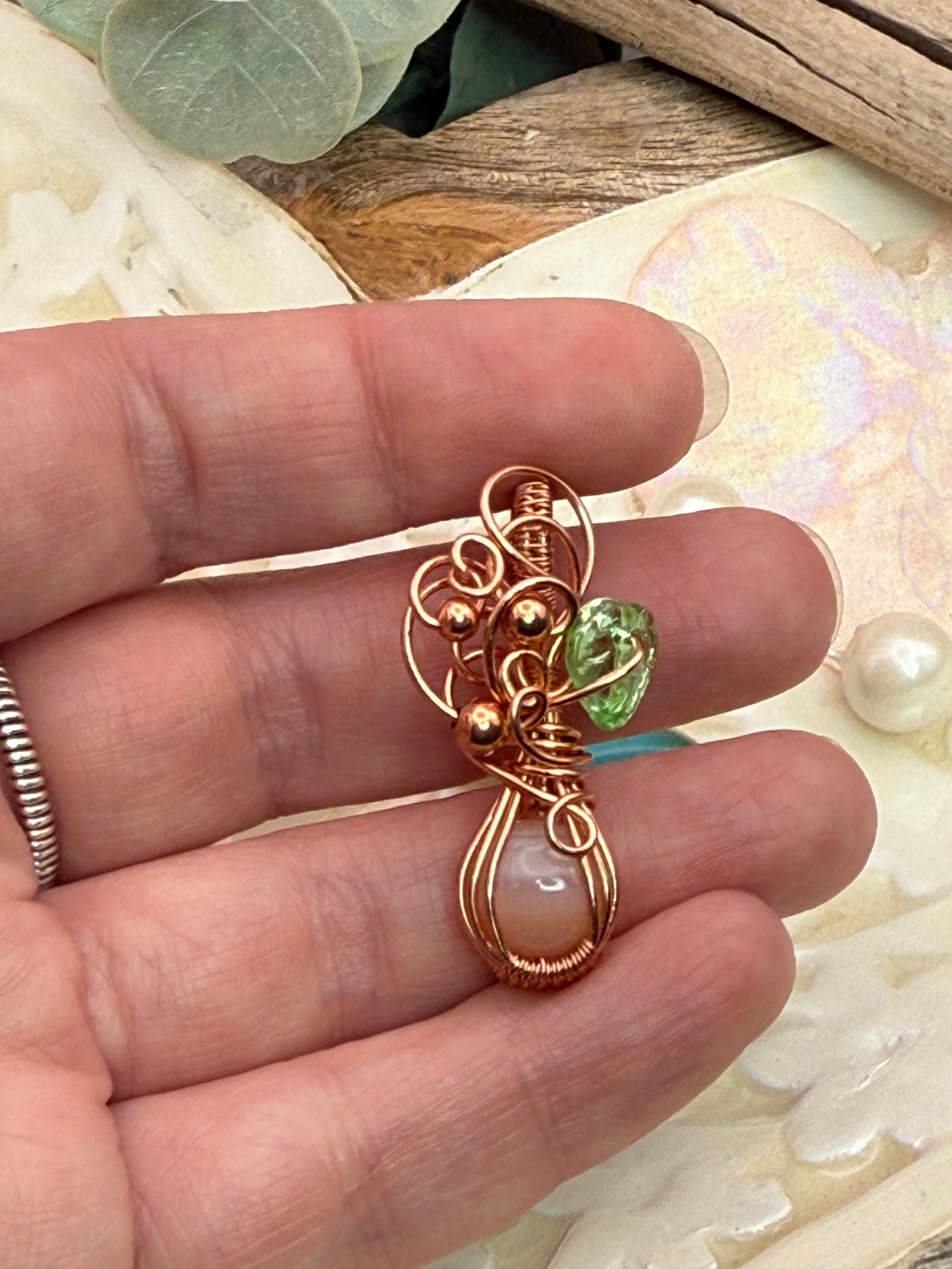 Mini pumpkin (2) in copper