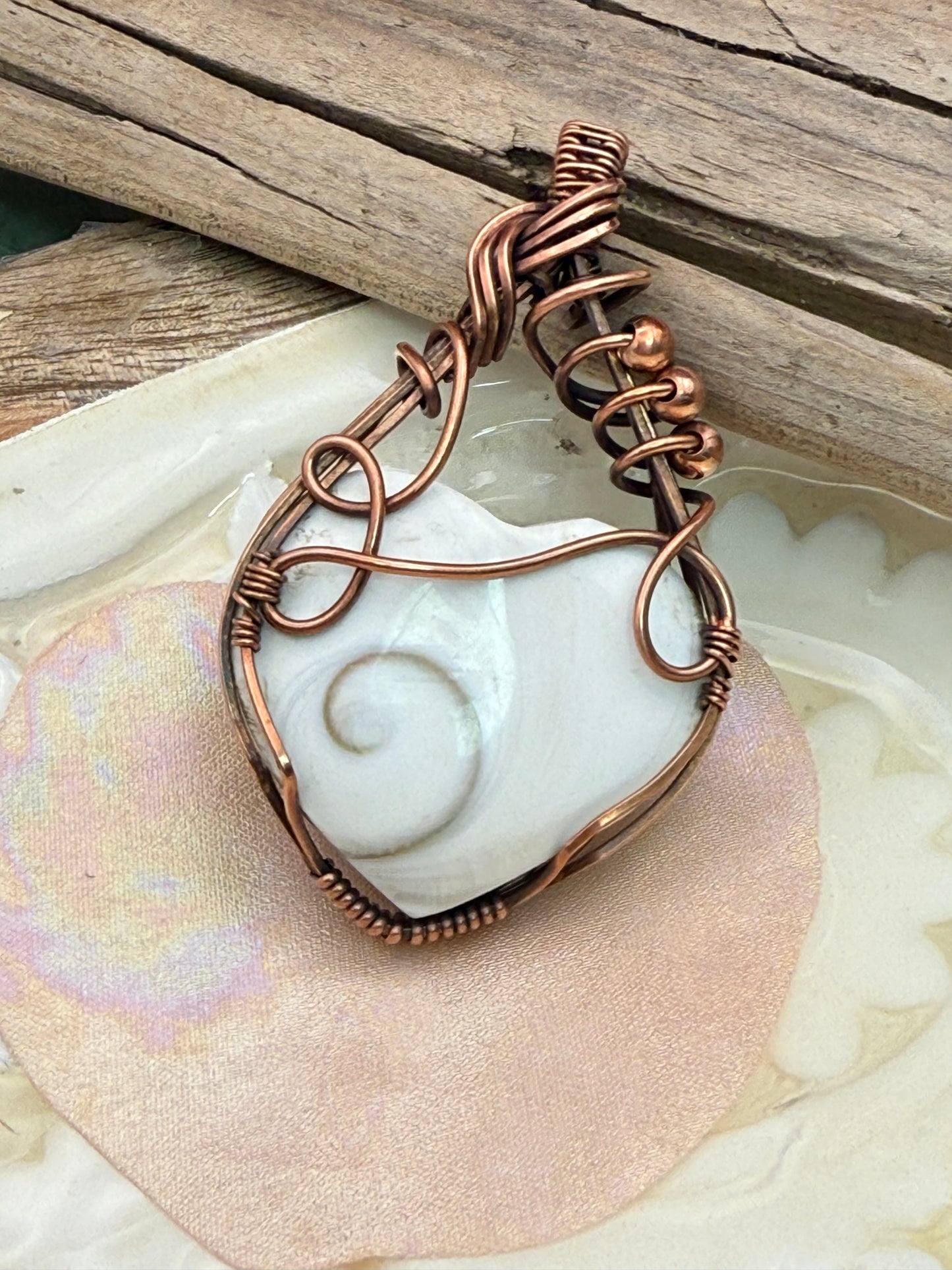 Shiva Eye Heart in Copper