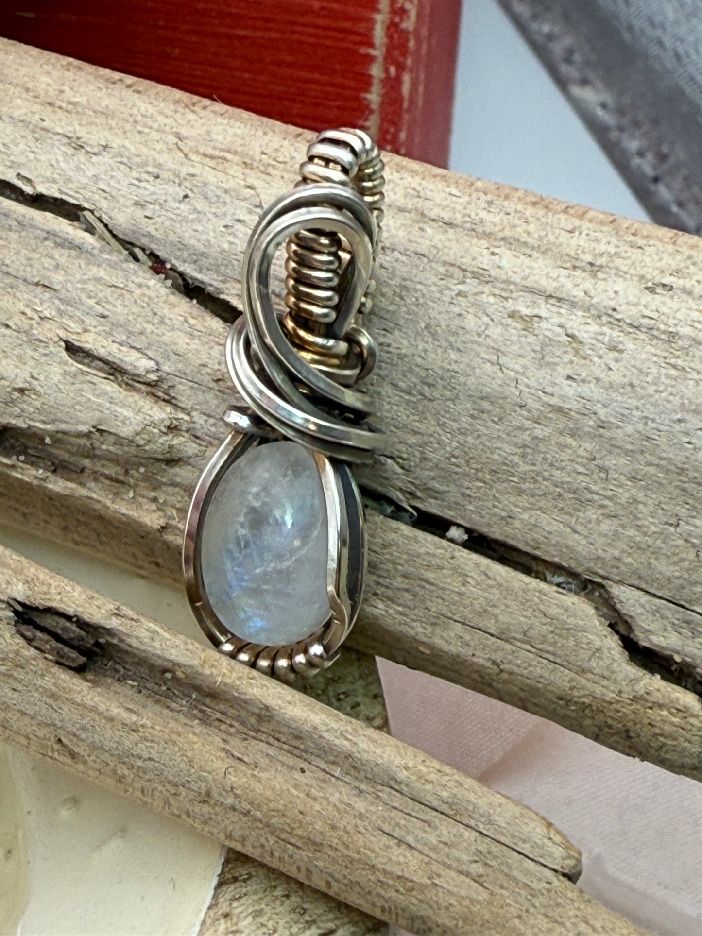 Moonstone Micro-mini (2) in Sterling Silver