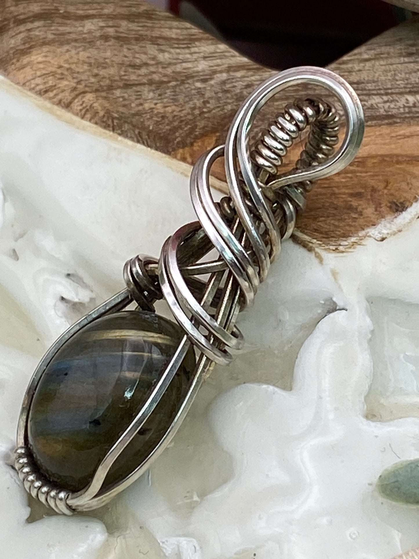 Petite Labradorite in Sterling Silver