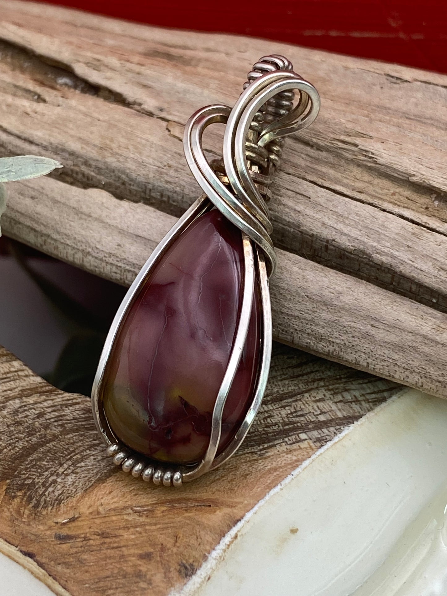 Petite Mookaite in Sterling Silver