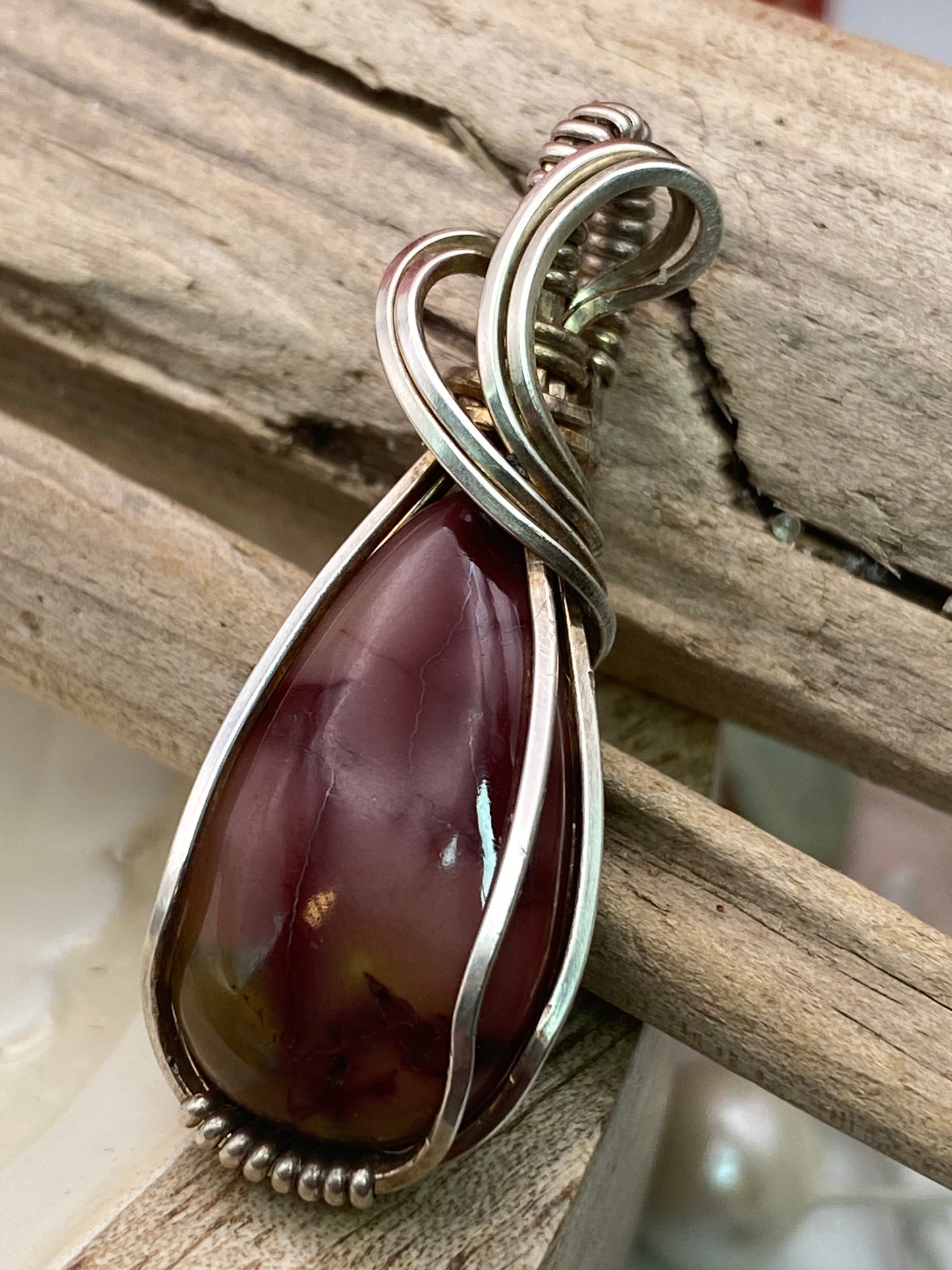 Petite Mookaite in Sterling Silver