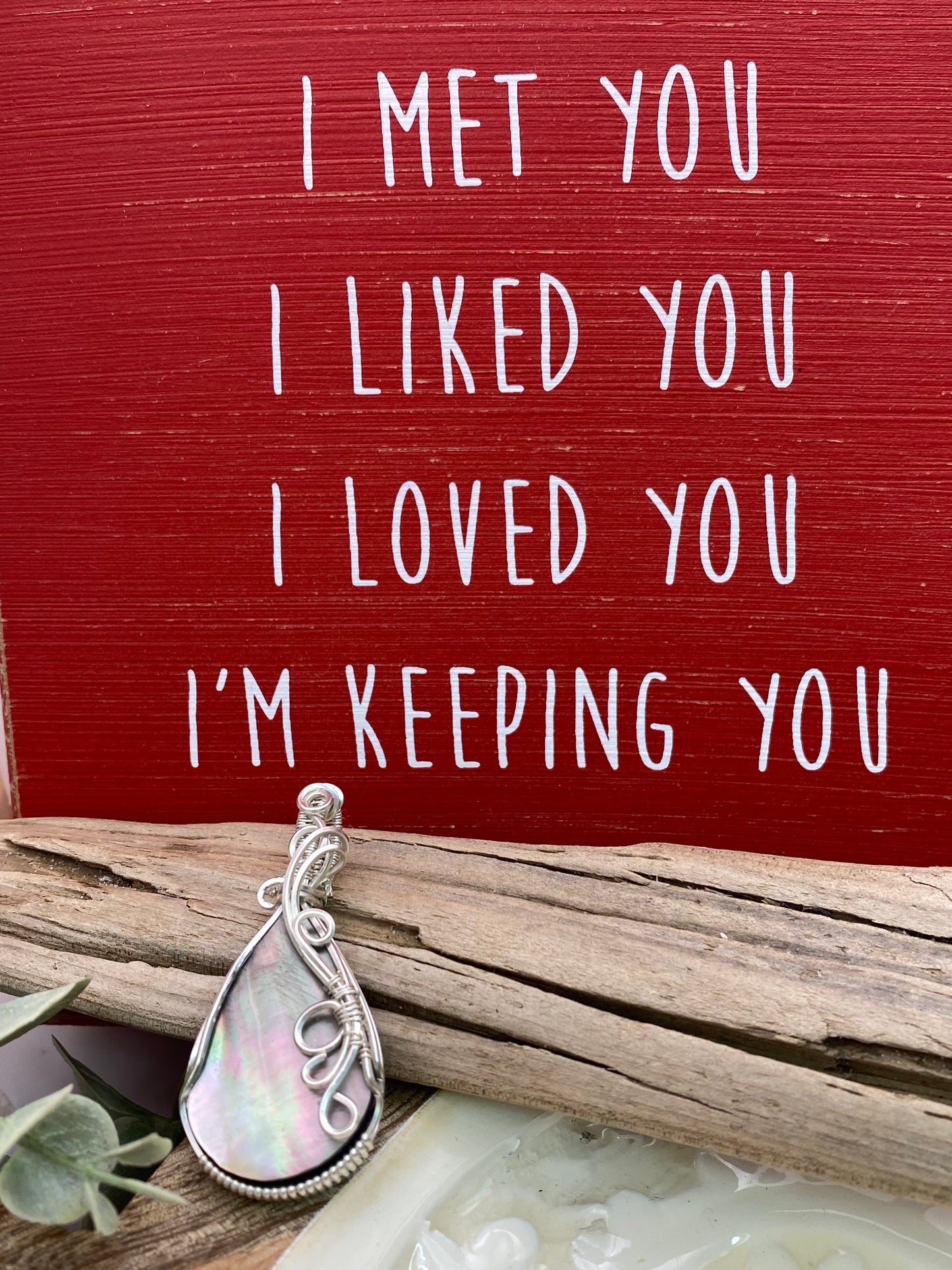 Abalone Shell Doublet in Sterling Silver