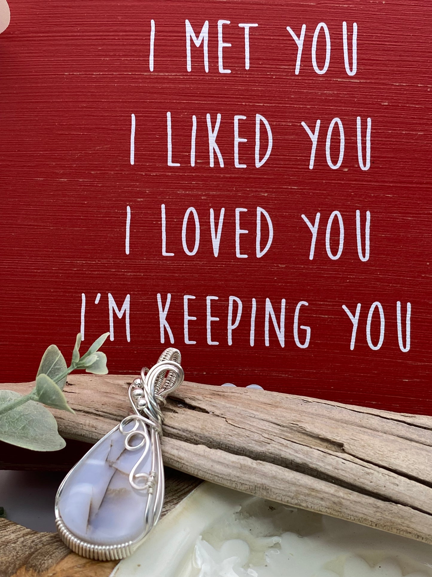 Dendritic Opal in Sterling Silver