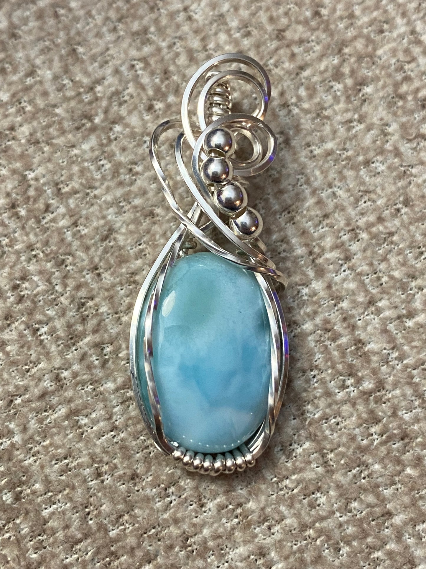 Larimar in Sterling Silver (mini)