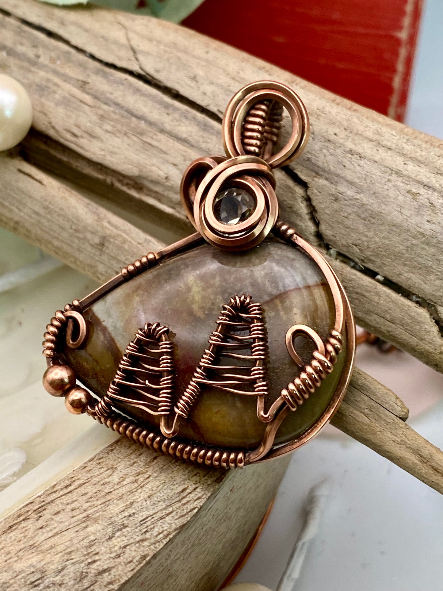 Polychrome Mountains in Copper
