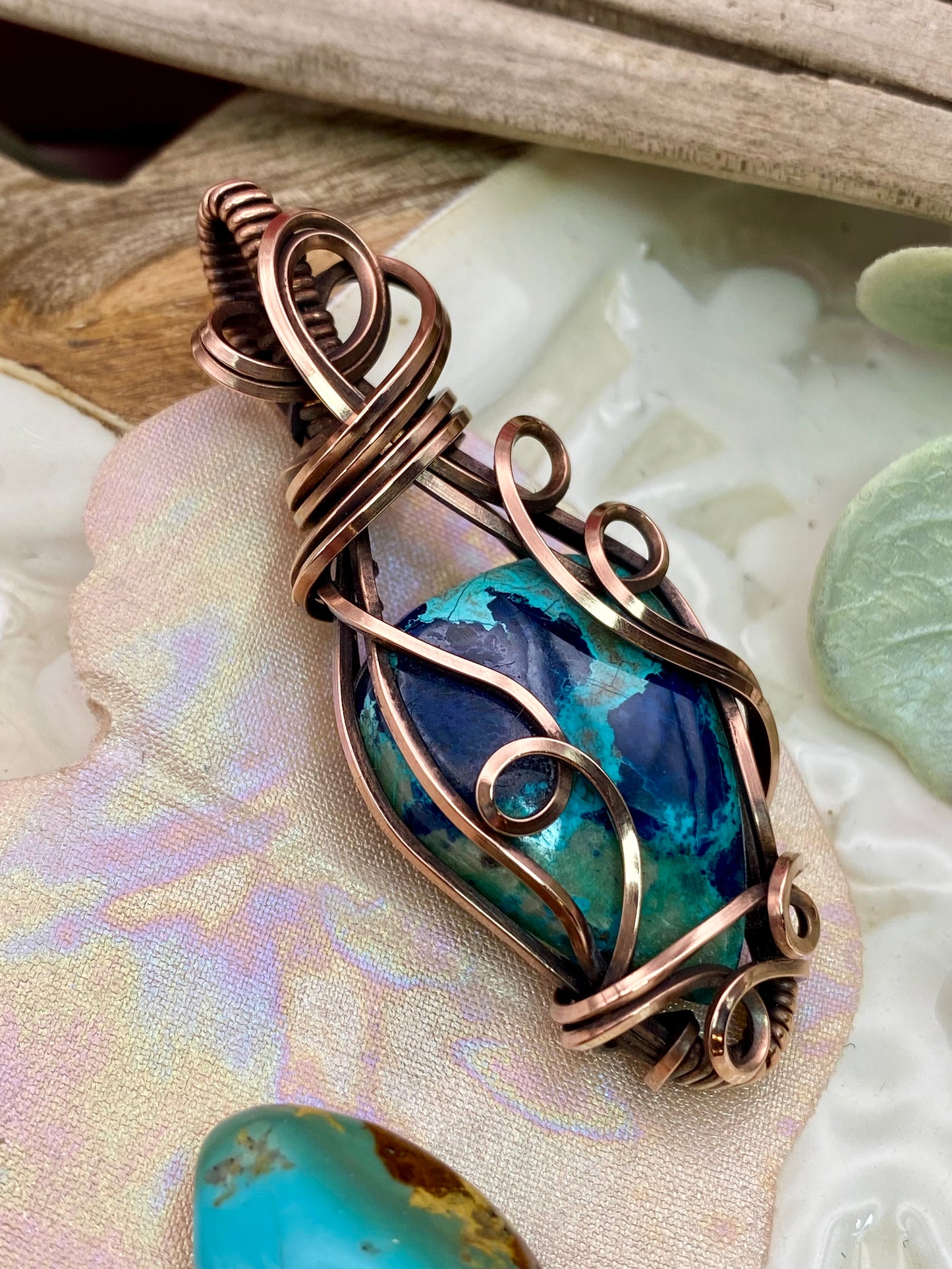 Shattuckite in Copper
