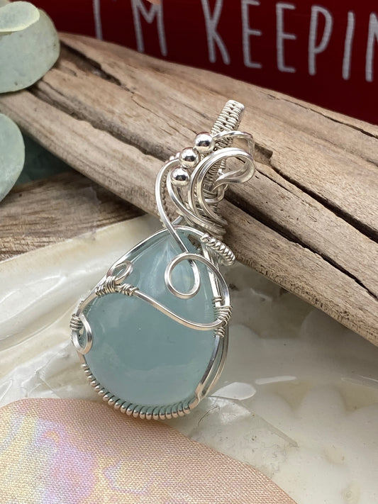 Aquamarine in Sterling Silver