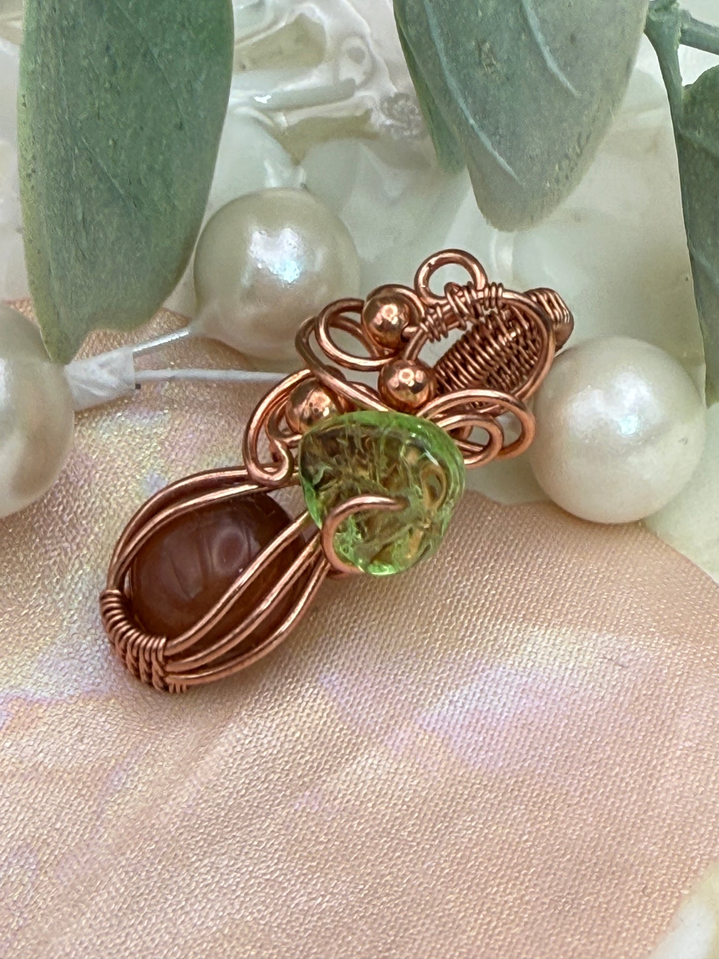 Mini pumpkin (3) in copper