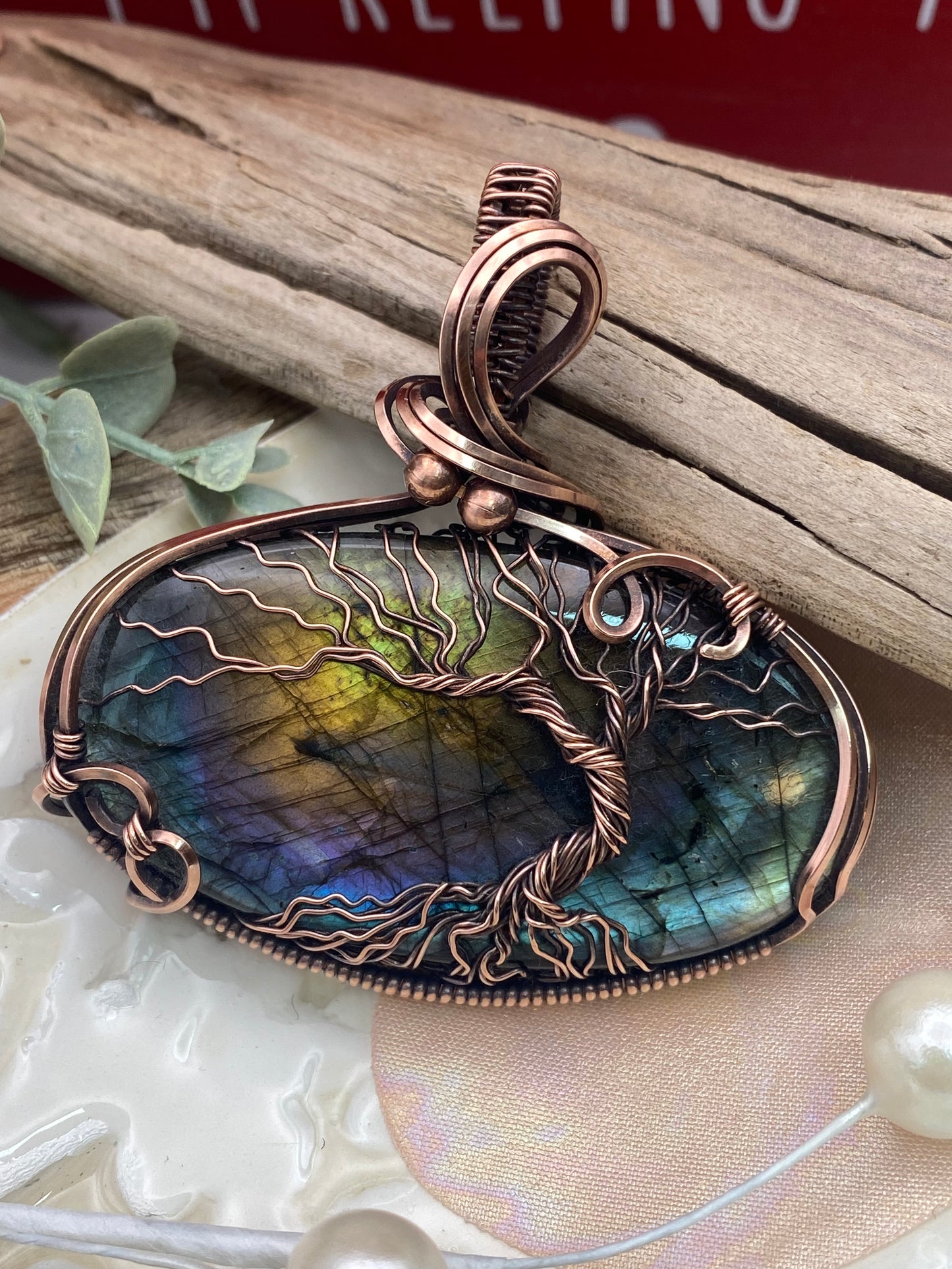 Labradorite Tree of Life Copper (lg)