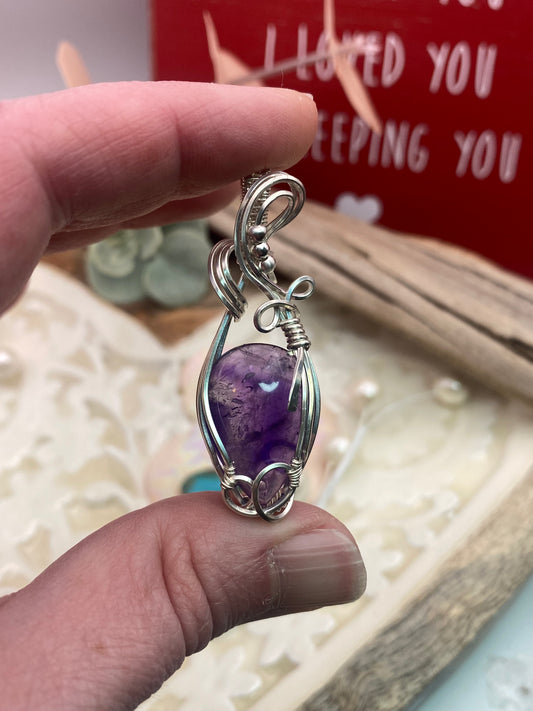 Amethyst in Sterling Silver