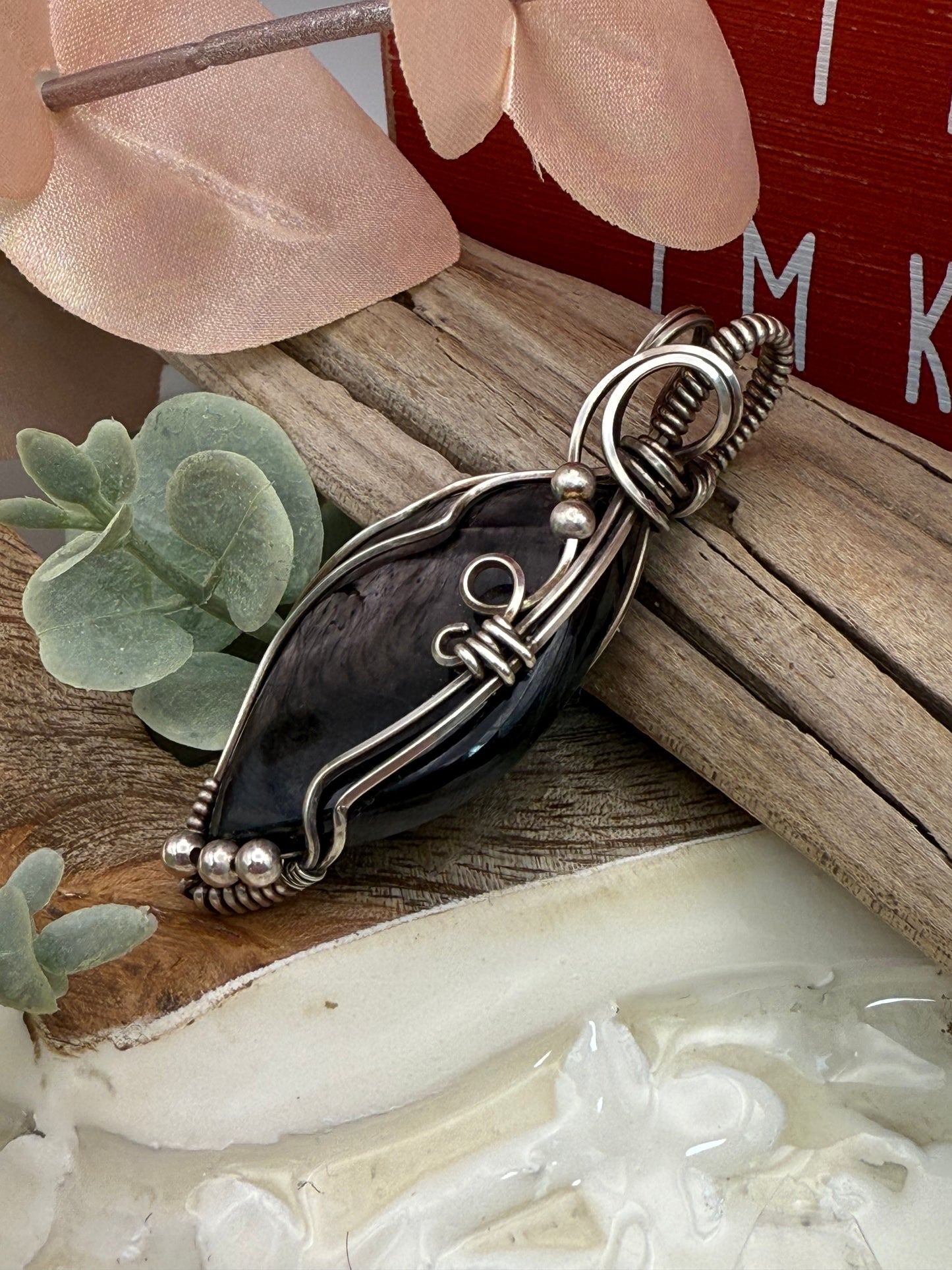 Hypersthene in Sterling Silver