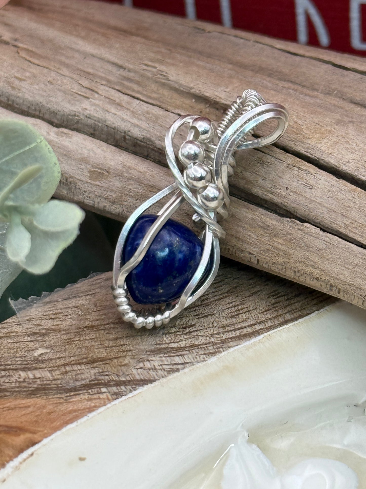 Lapis lazuli in Sterling Silver