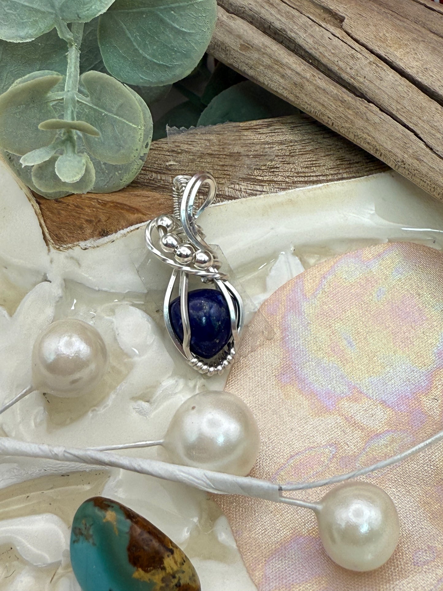 Lapis lazuli in Sterling Silver