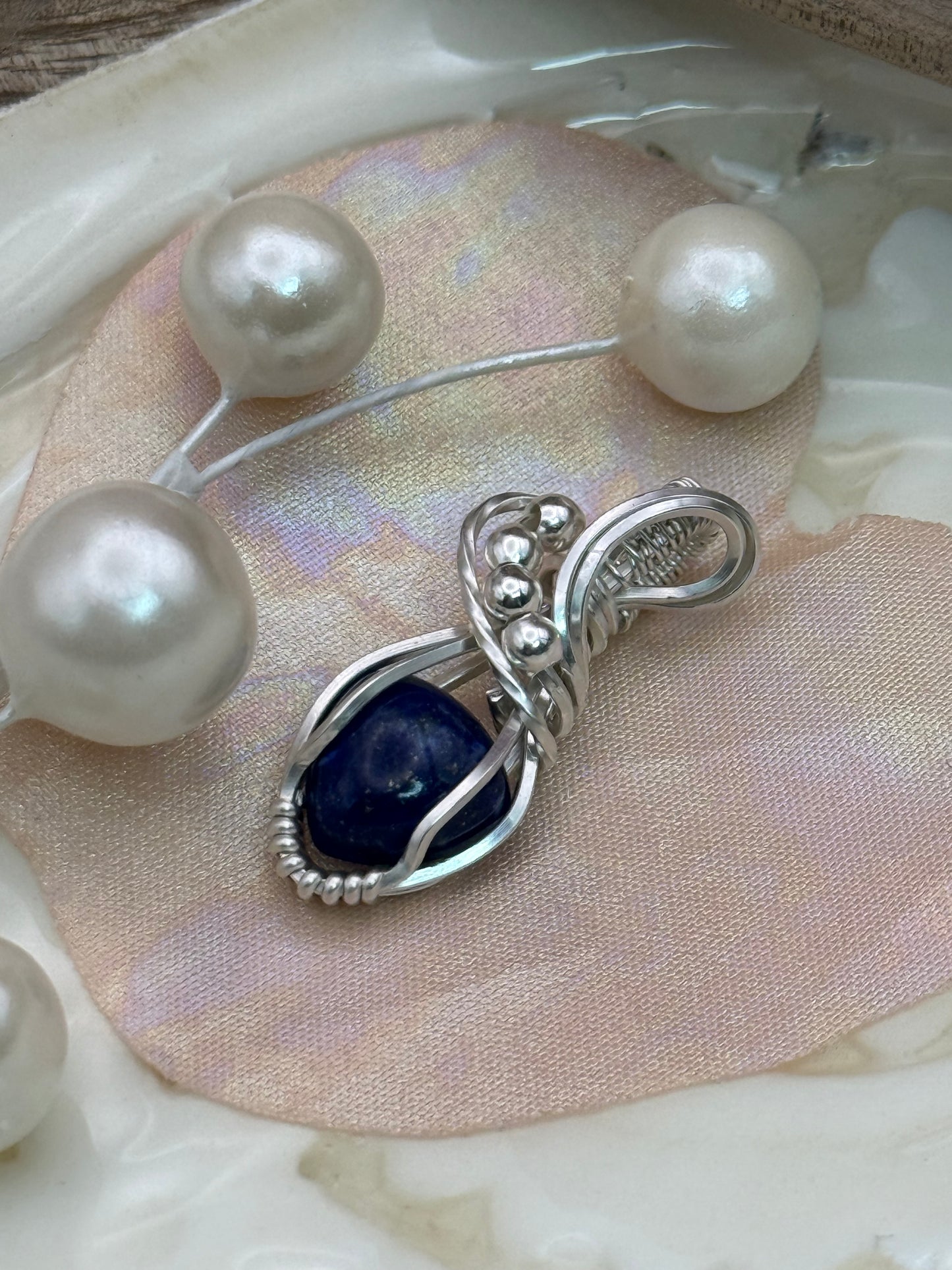 Lapis lazuli in Sterling Silver