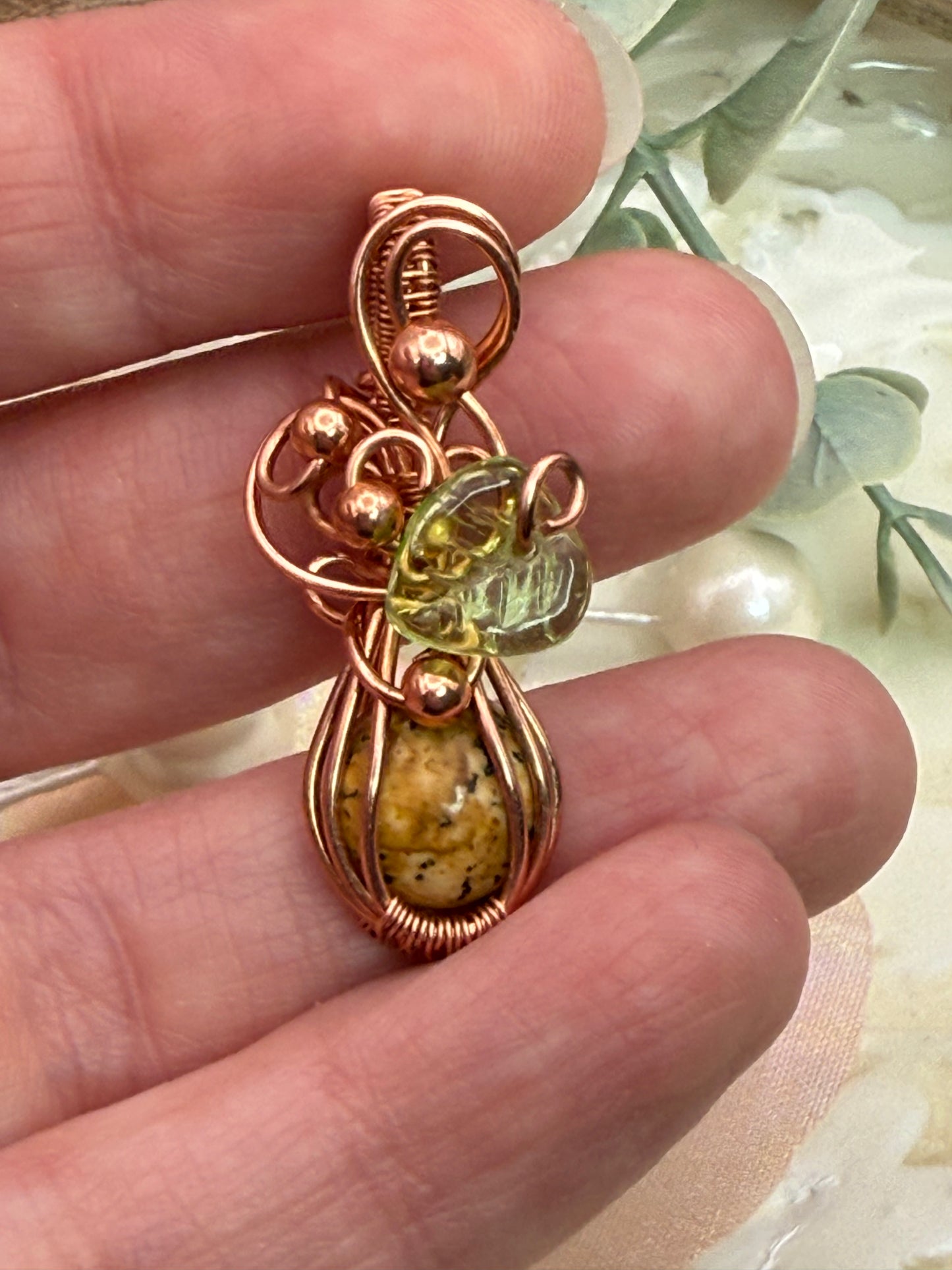 Mini pumpkin (4) in copper