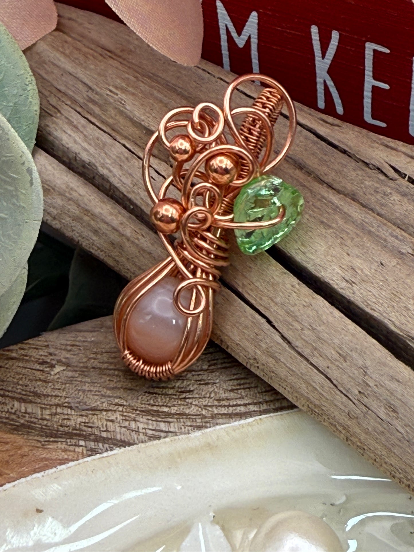 Mini pumpkin (2) in copper