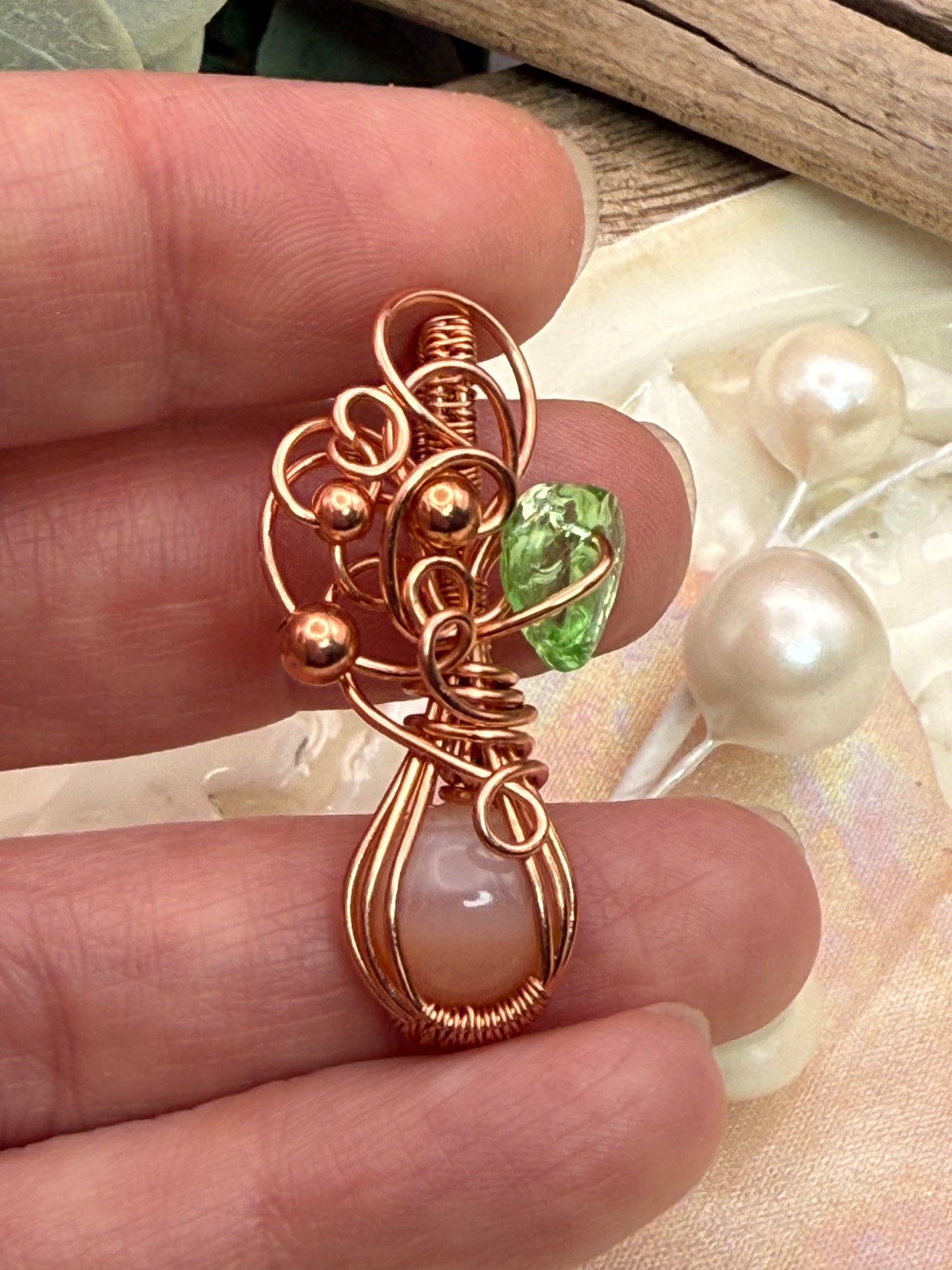 Mini pumpkin (2) in copper