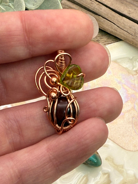 Mini pumpkin (1) in Copper