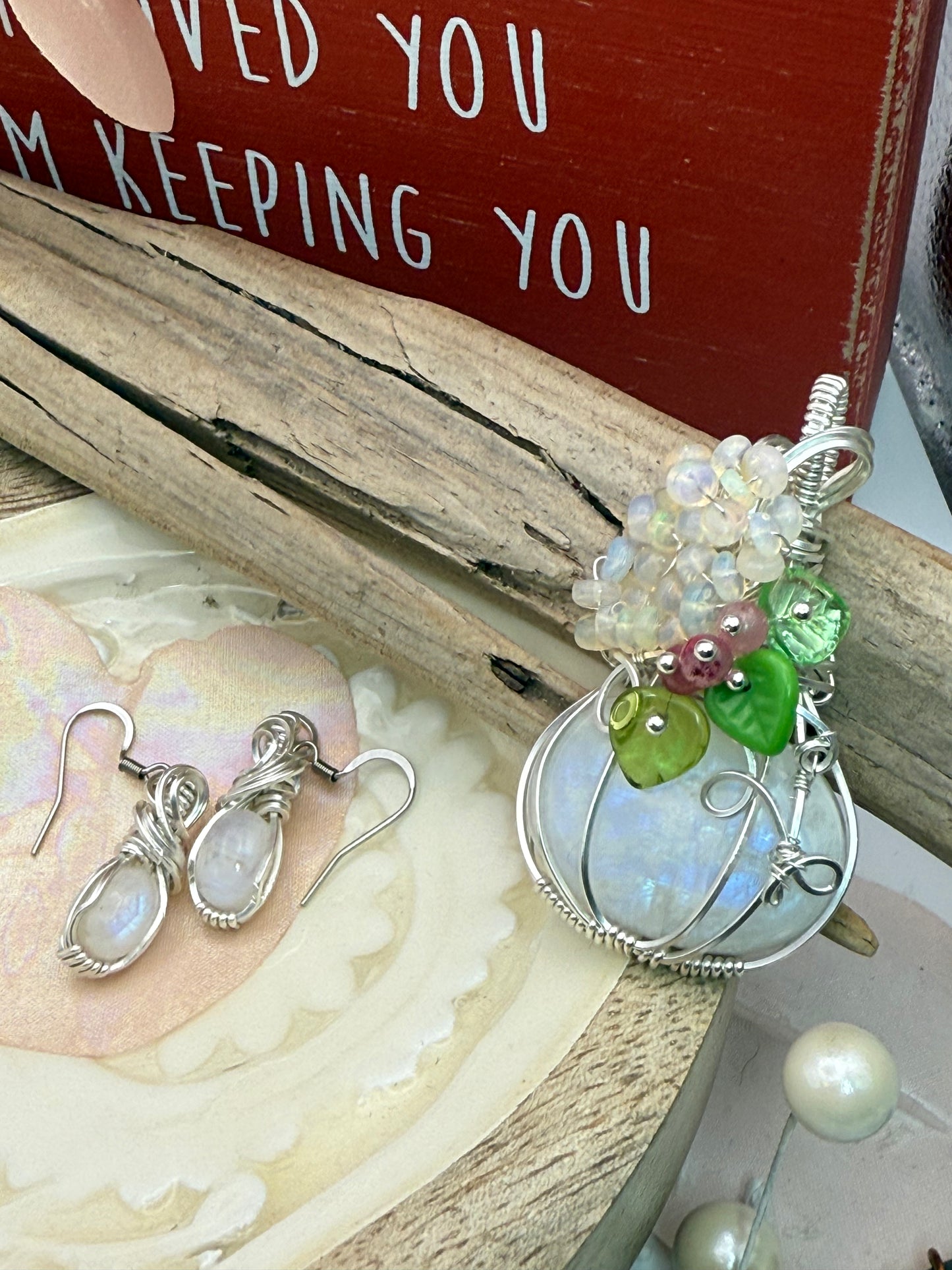 Fancy Pumpkin Set In Sterling Silver