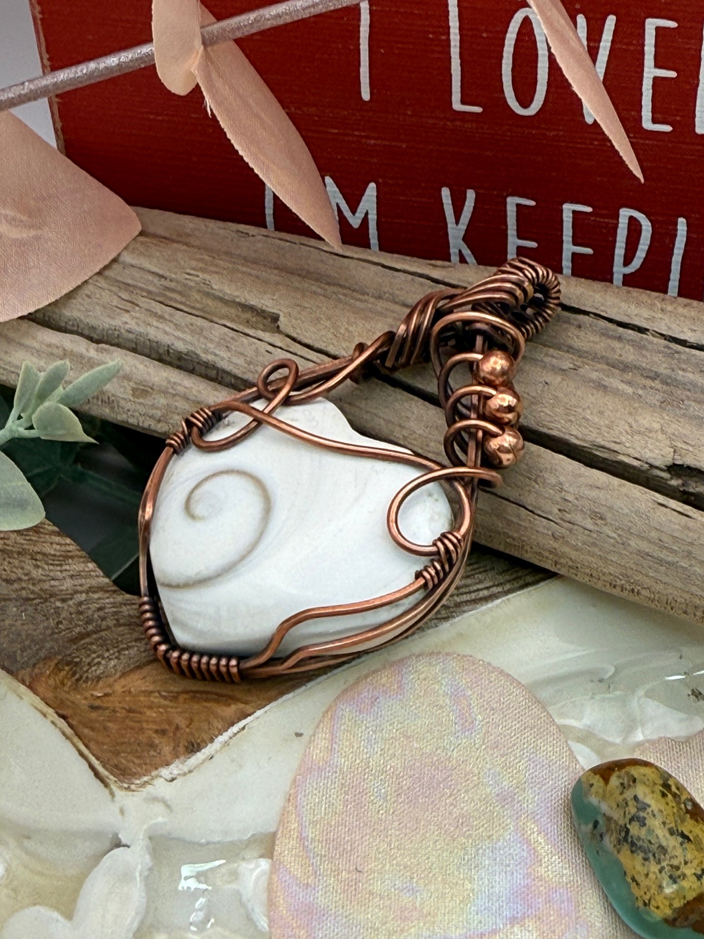 Shiva Eye Heart in Copper