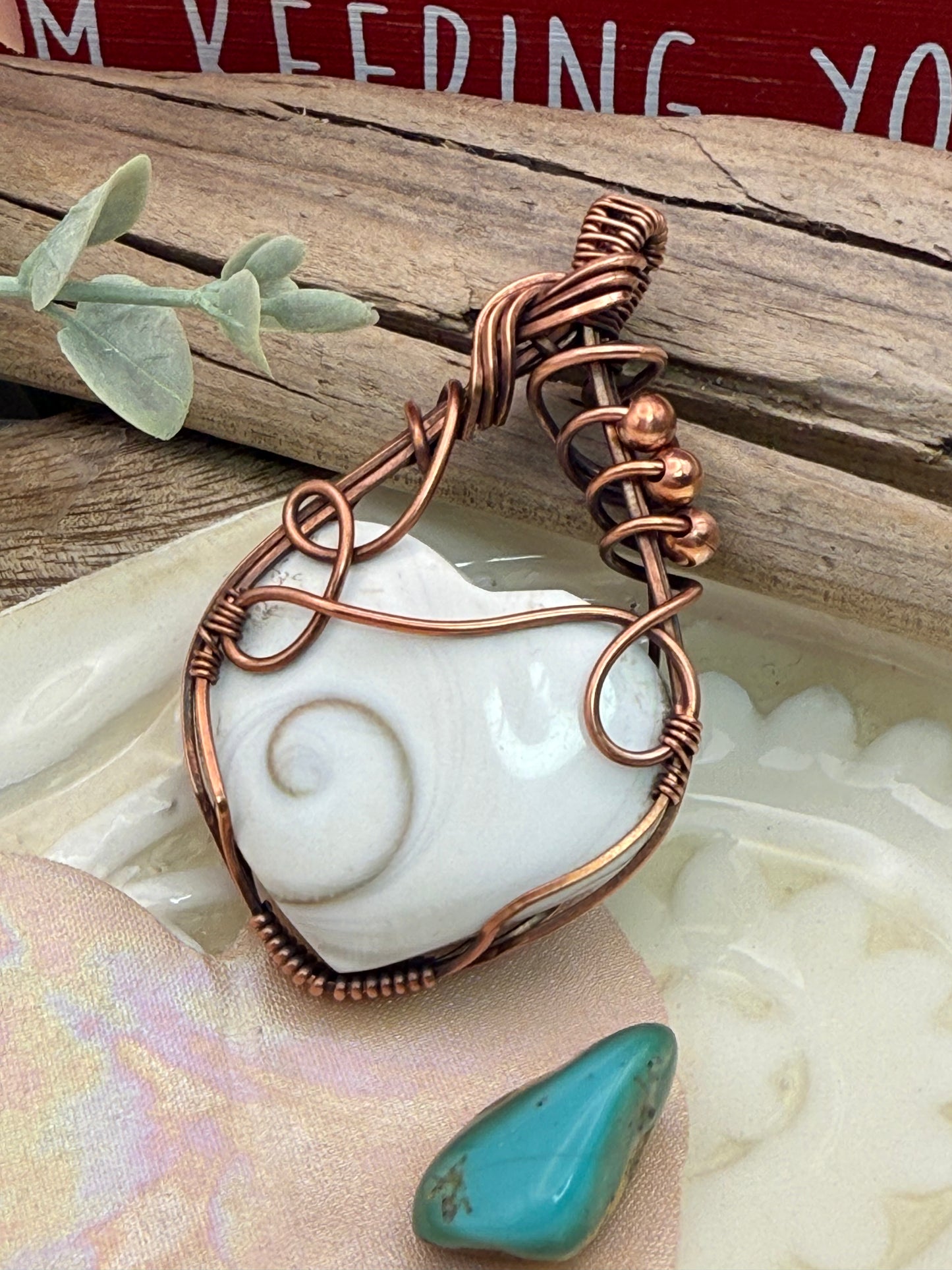 Shiva Eye Heart in Copper