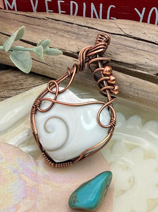 Shiva Eye Heart in Copper