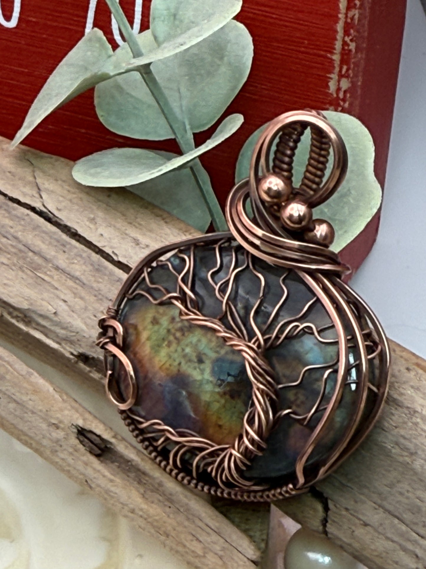 Tree of life, Labradorite, Copper