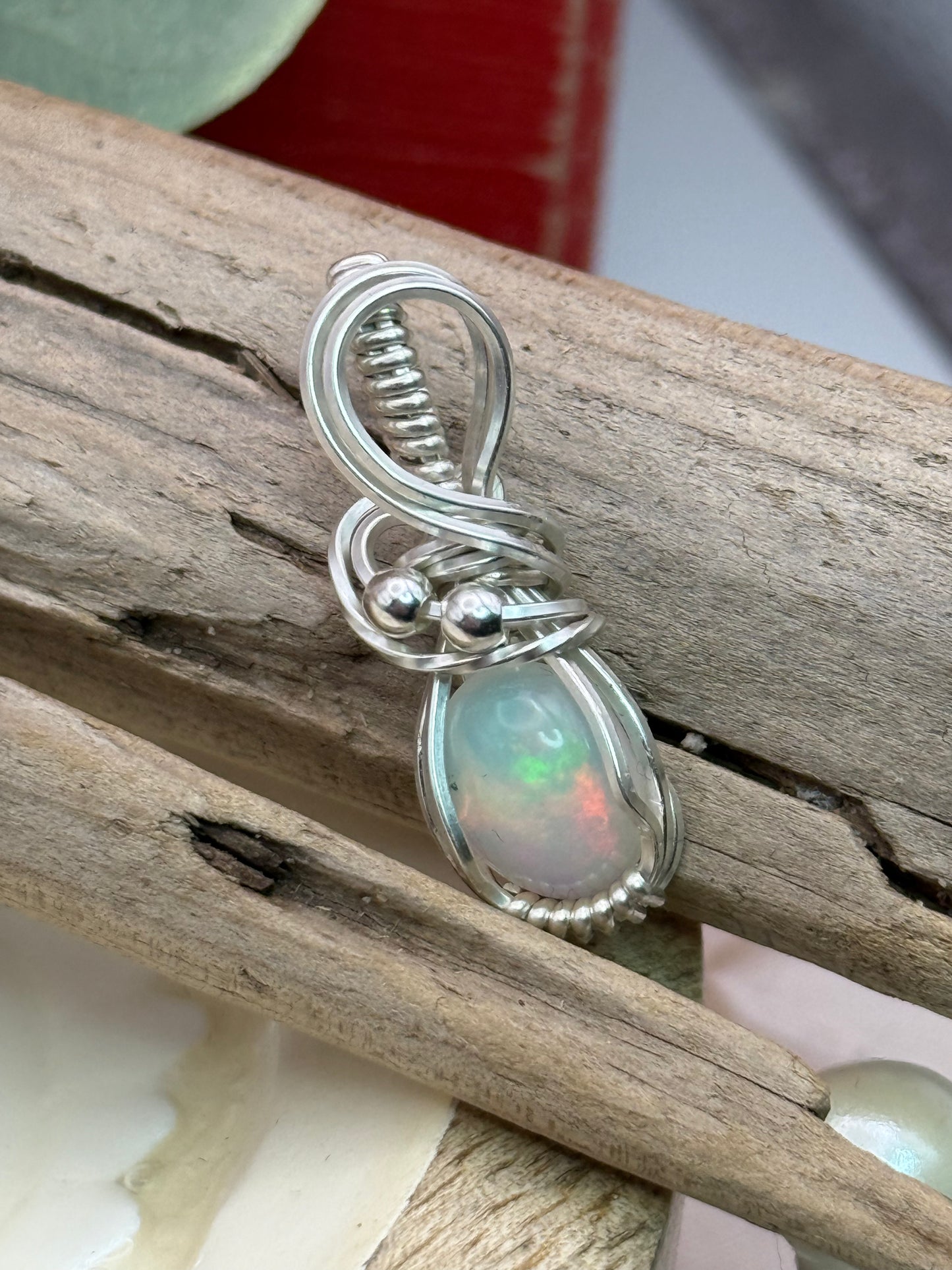 Opal small oval in Sterling Silver