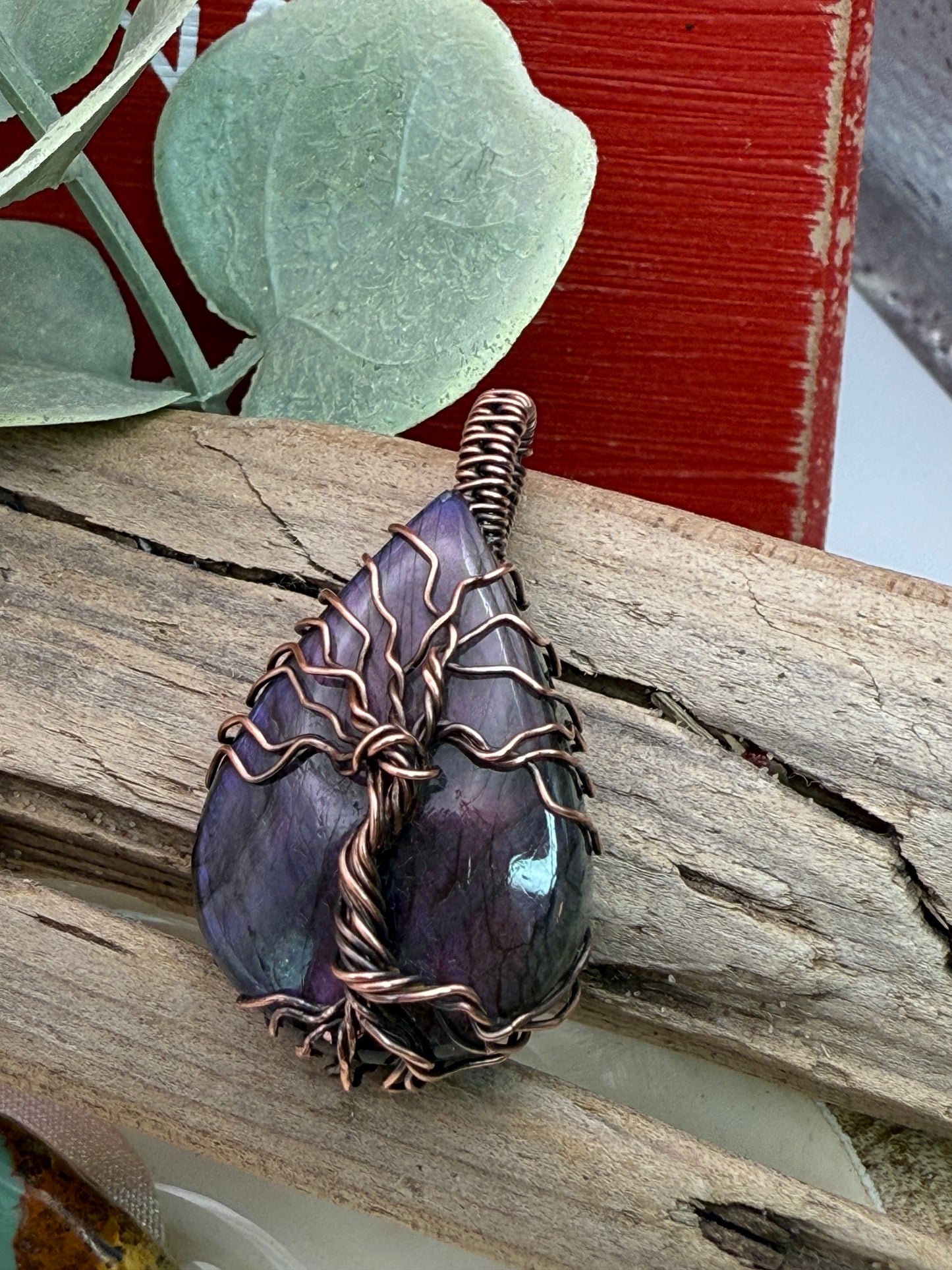 Tree of Life, Labradorite in Copper