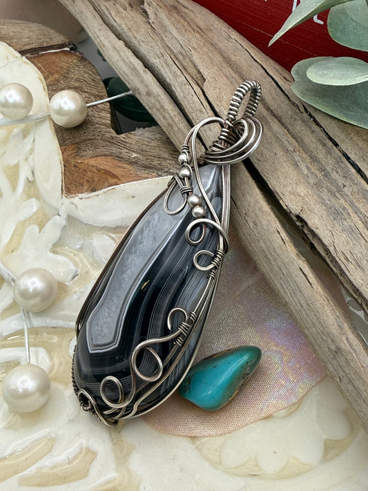 Botswana Agate in Sterling Silver