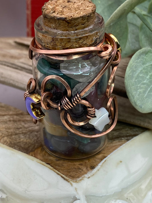 Potion Bottle (large) in Copper (decorative)