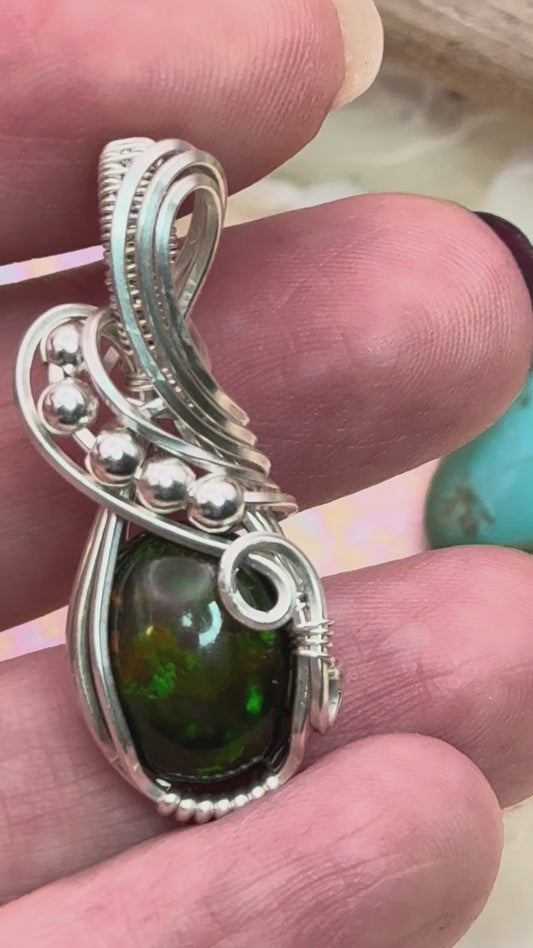 Smoked Opal in Sterling Silver